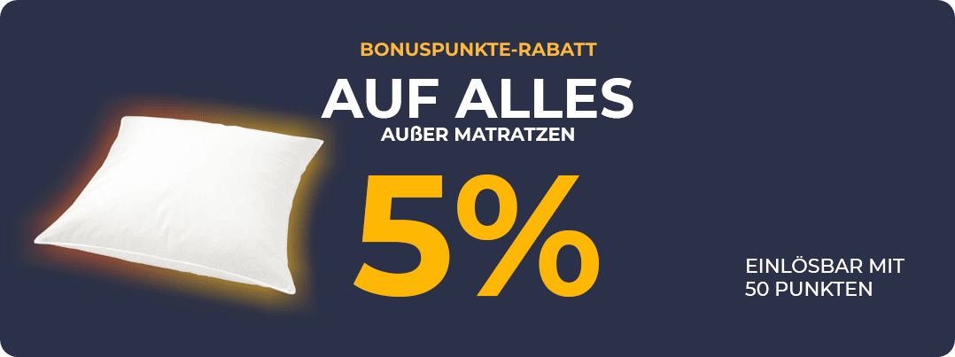 5% sparen mit 50 Punkte