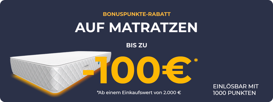 100 € sparen mit 1000 Punkte